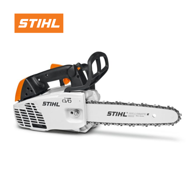 Cut through wood with ease with the STIHL MS194T chainsaw. 