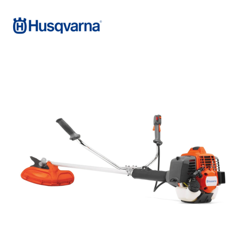 Husqvarna 553RS professional petrol brushcutter for heavy-duty vegetation and grass clearing