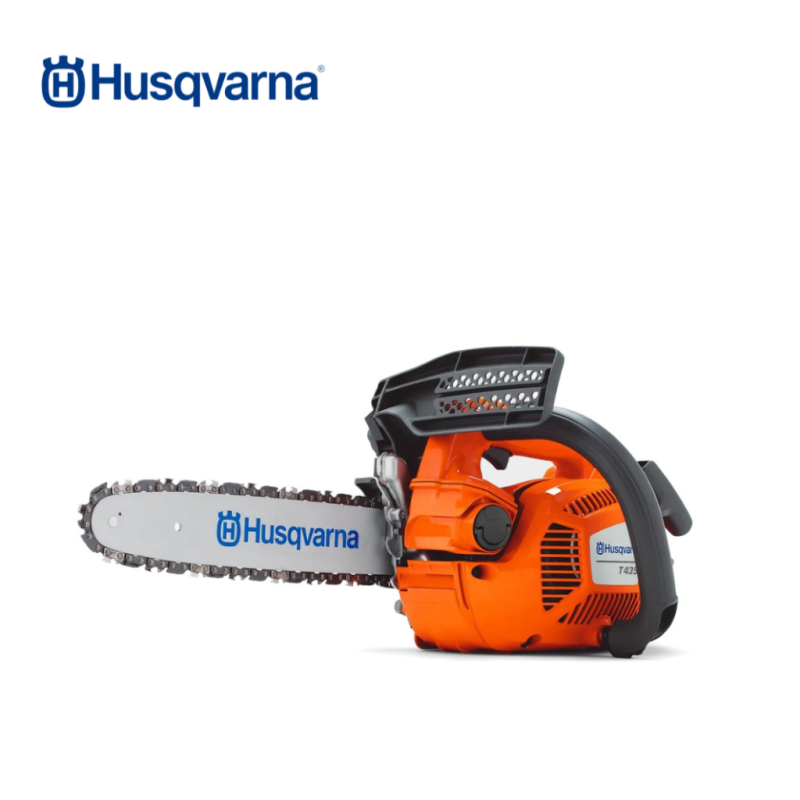 Husqvarna T435 professional top-handle chainsaw for arborists and tree pruning