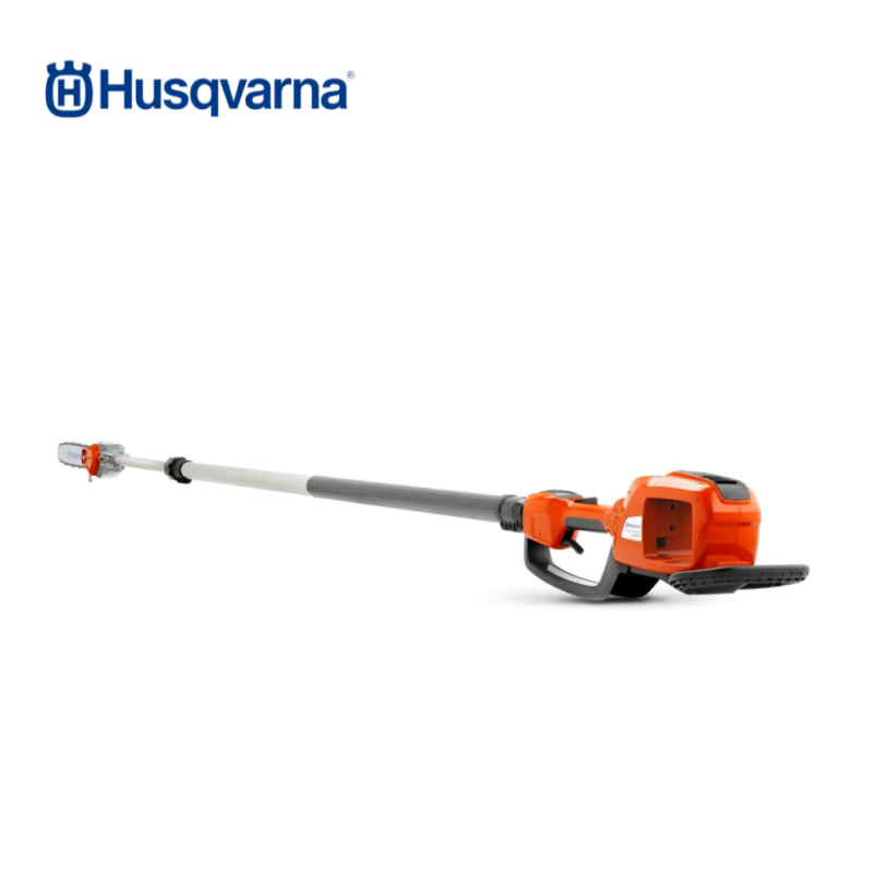 Husqvarna 530iPT5 battery-powered telescopic pole saw for professional tree pruning