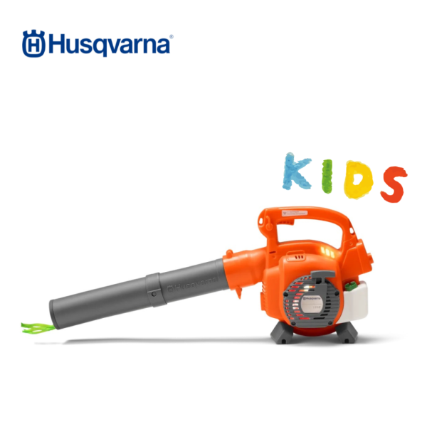 Husqvarna Toy Leaf Blower – realistic design for fun and safe role play.