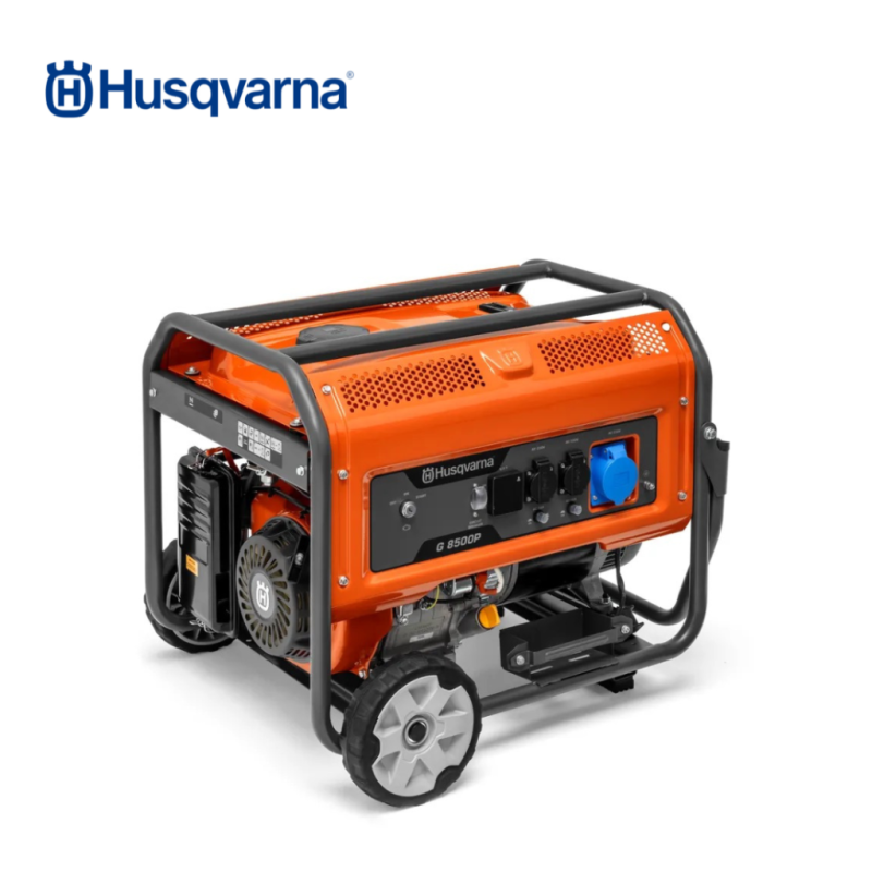 Husqvarna G8500P petrol generator for reliable portable power on worksites and home backup