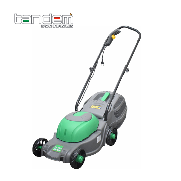 Compact and powerful electric mower designed for small townhouse gardens
