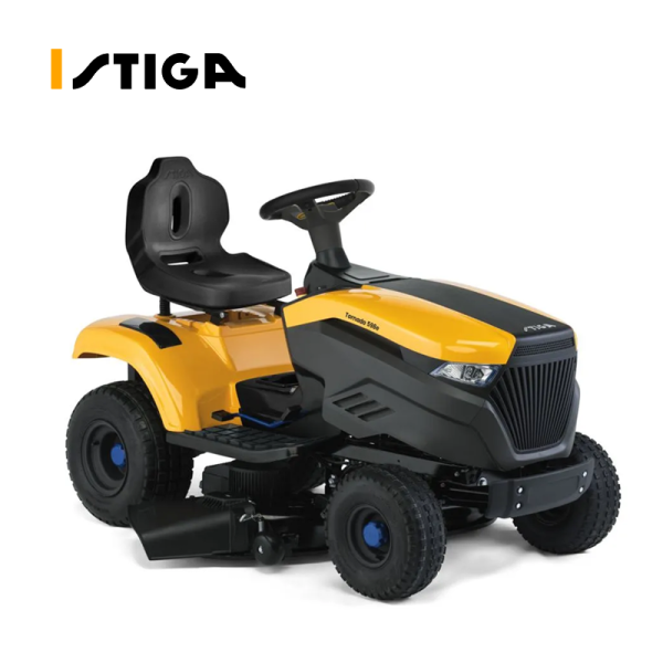  Powerful and quiet electric garden tractor with easy speed and cutting mode control