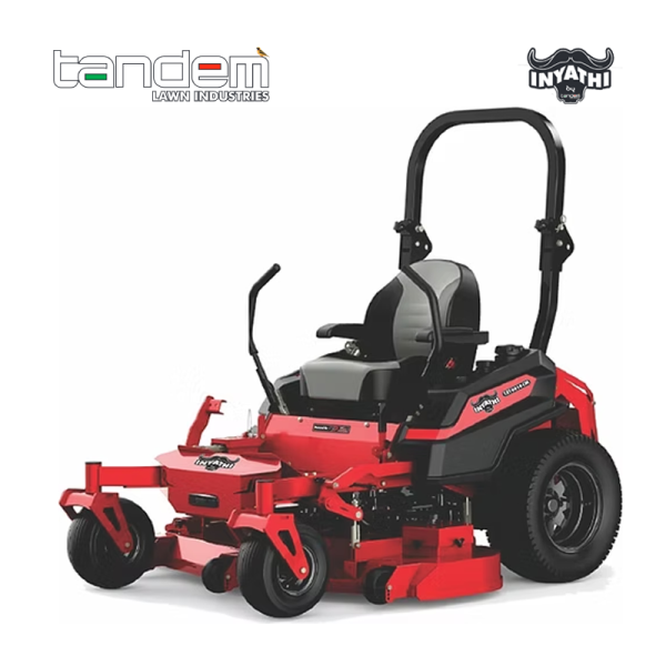 Dual hydro-gear drive and zero-turn steering give precise control and power