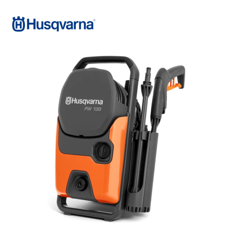 Husqvarna PW 130 pressure washer 130 bar electric high-pressure cleaner with foam sprayer and flexible hose