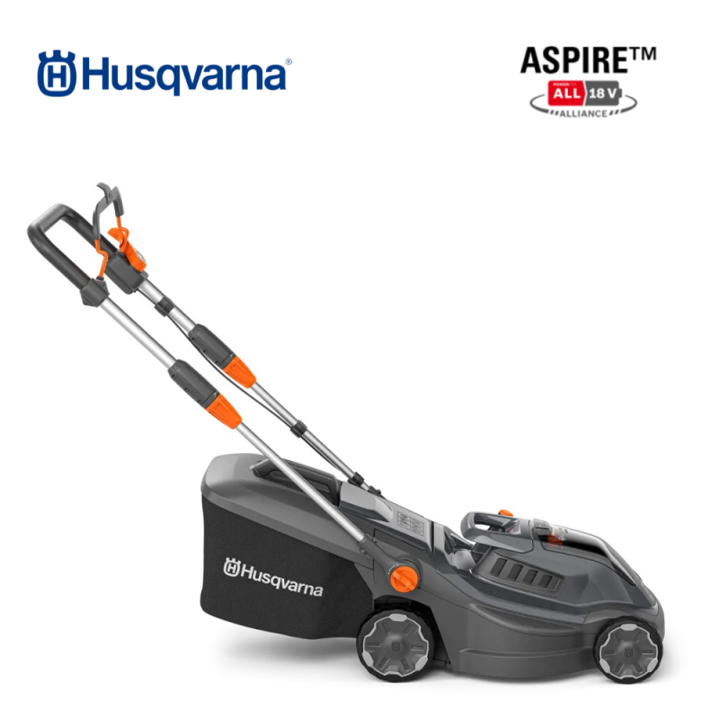 Husqvarna Aspire LC34-P4A 18V battery lawn mower with 34 cm cutting width and BioClip® option