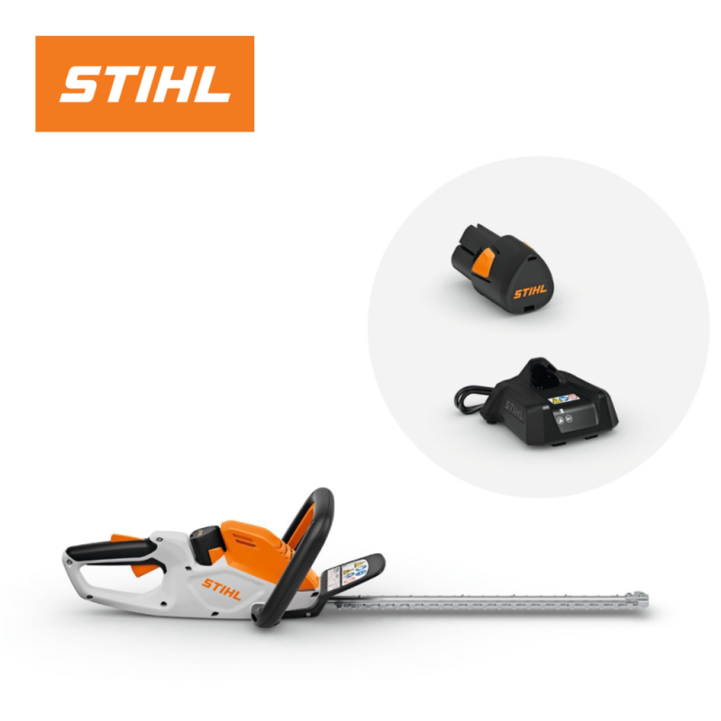 STIHL HSA 30 cordless hedge trimmer with AS 2 battery and AL 1 charger, 45cm cutting length