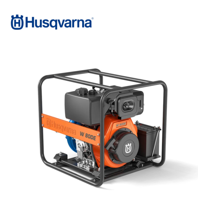 Husqvarna W80DE high pressure diesel water pump 498cc engine 80m head 45000 L/h irrigation pump