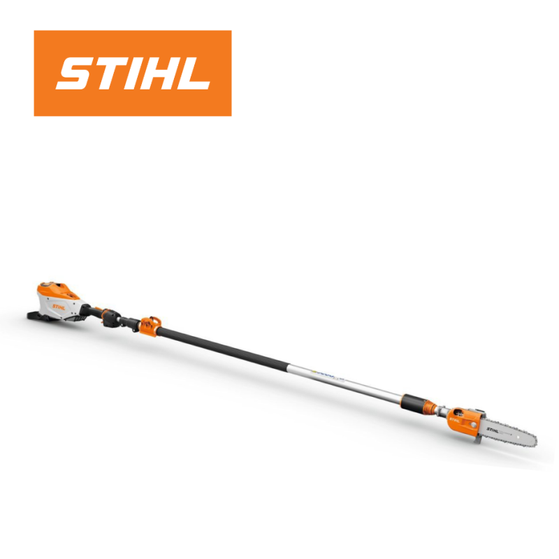 STIHL HTA 135 cordless telescopic pole pruner with 30cm bar for high branch cutting