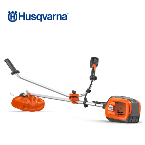 Professional Husqvarna 325iR brushcutter for powerful cordless grass and brush cutting.