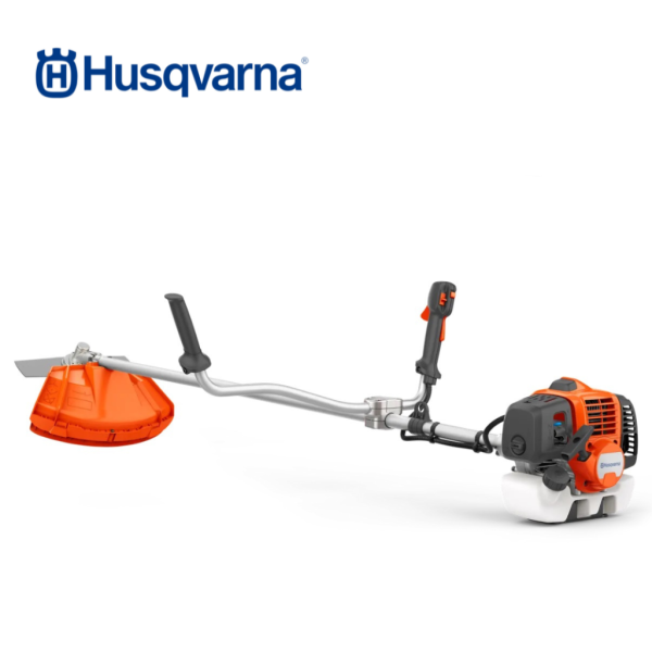 Durable Husqvarna 331R brushcutter built for tough grass cutting and farm maintenance.