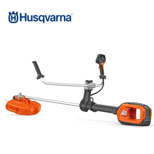 Professional Husqvarna 525iRXT brushcutter with powerful cordless performance and ErgoFeed™ technology.