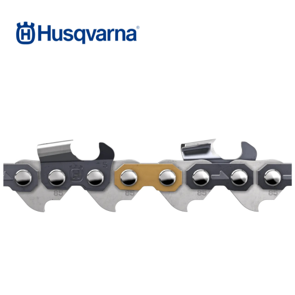 Durable Husqvarna X-CUT S85 saw chain built for professional forestry and tree care.