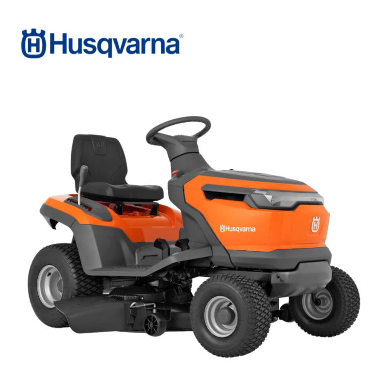Husqvarna TS 100i battery garden tractor with 95cm cutting deck for large lawns