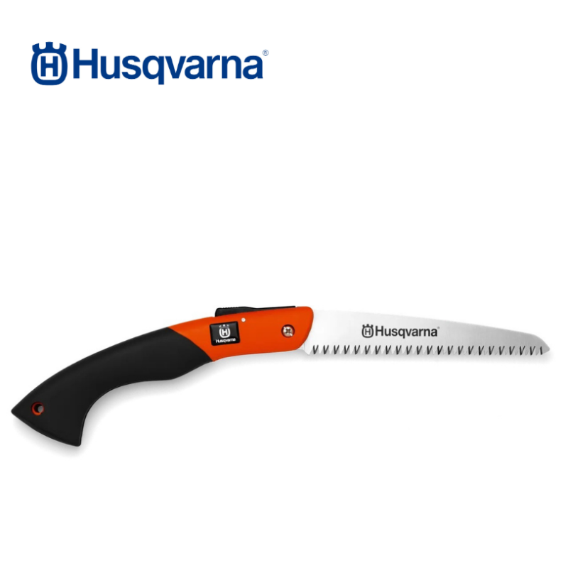 Husqvarna Foldable Pruning Saw 180mm with high-quality steel blade and ergonomic handle