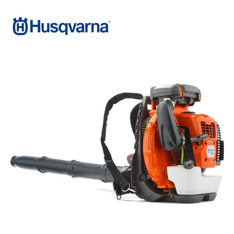 Husqvarna 580BTS petrol backpack leaf blower with 40 N blow force for commercial landscaping